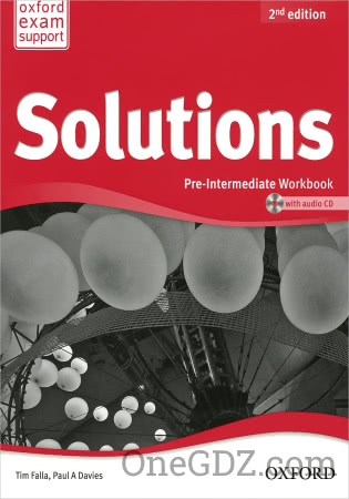 ГДЗ Solutions Pre-Intermediate Workbook (2nd edition Ukraine)